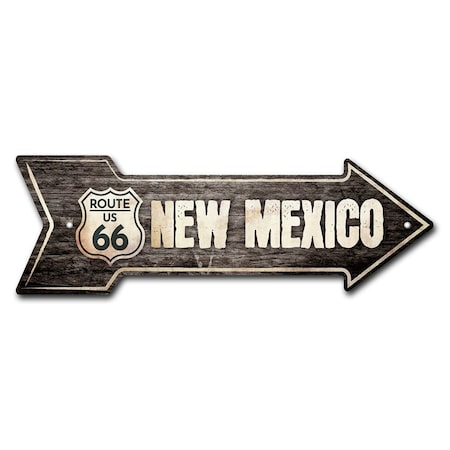 Signmission New Mexico 66 2 Arrow Sign Funny Home Decor 30in Wide P-ARROW10-999713